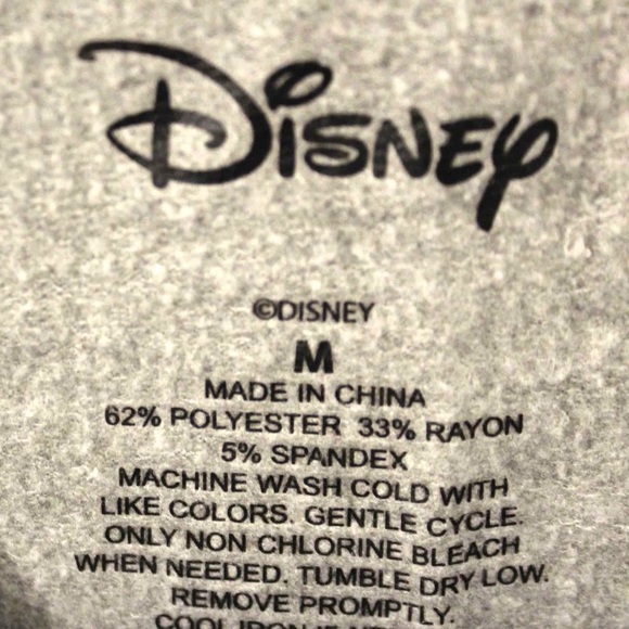 Disney Mickey Mouse gray sweatshirt M - Picture 2 of 2